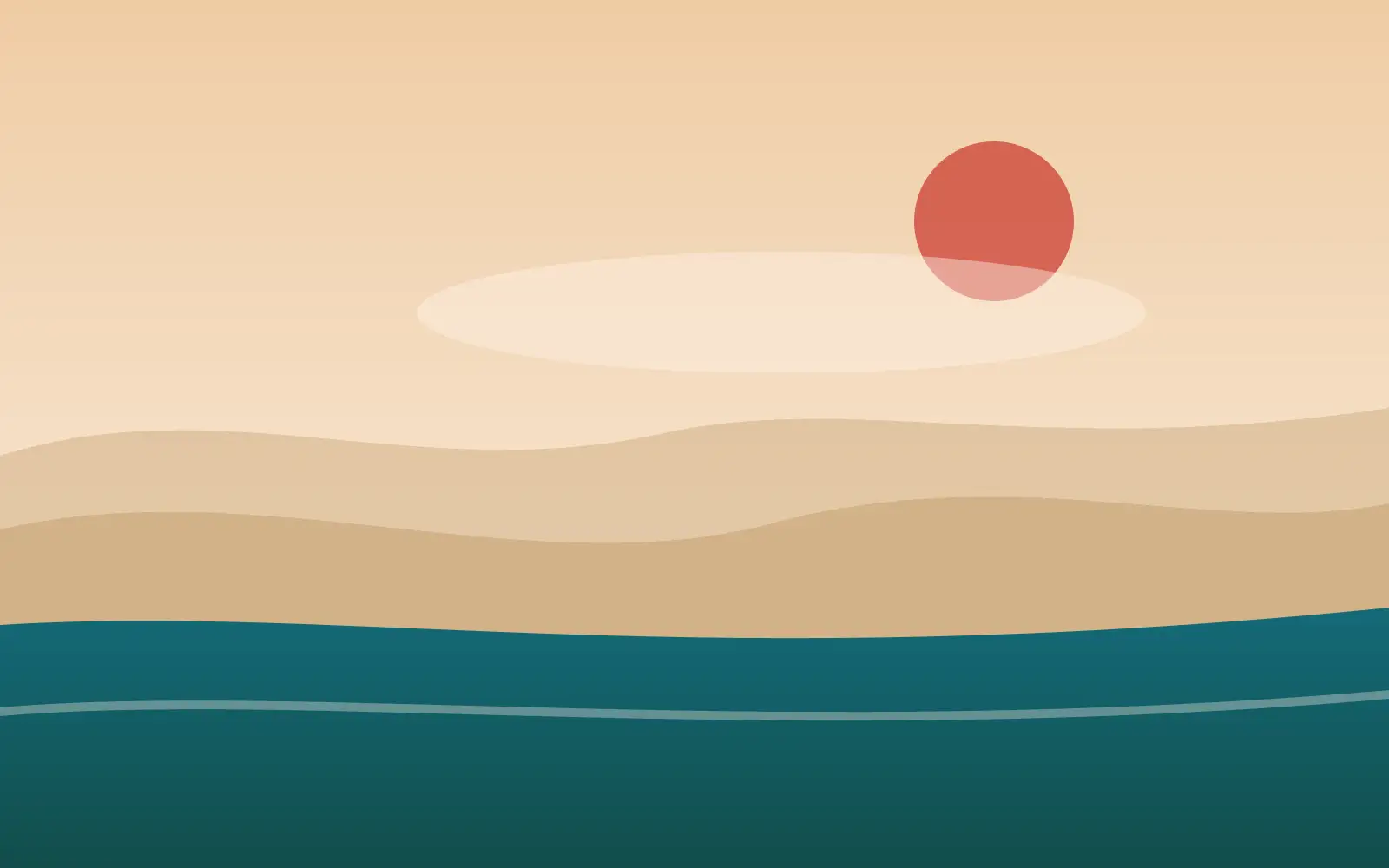 Indian Ocean horizon and river country under a high western sky.