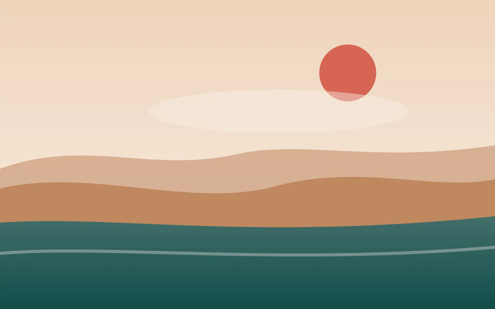 A folded map, a coastal road, and morning light in sand and charcoal tones.